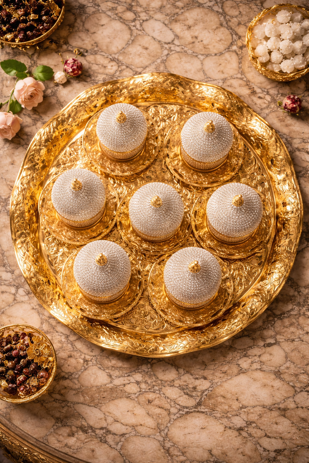 Velmora Crystal Ottoman Tea Set