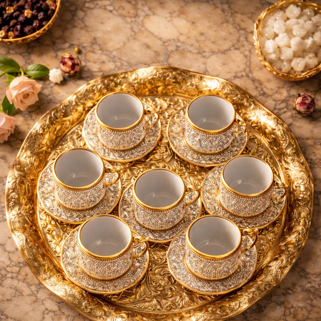 Velmora Crystal Ottoman Tea Set