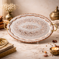 Velmora Handcrafted Ottoman Copper Serving Tray