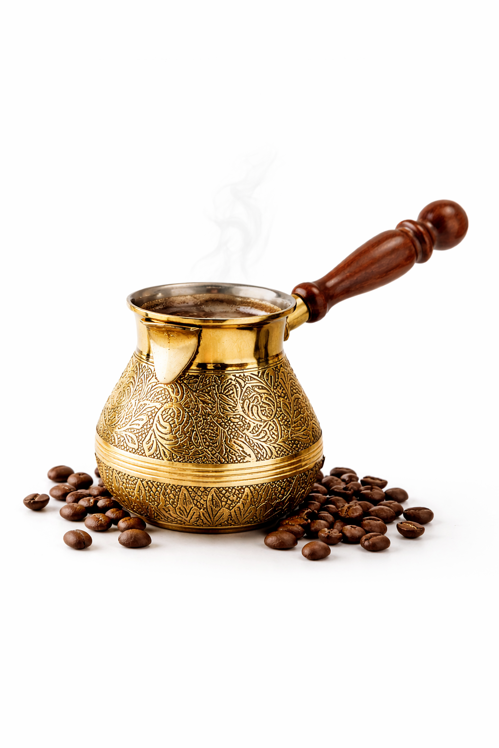 Artisan Copper Turkish Coffee Pot Handcrafted Cezve